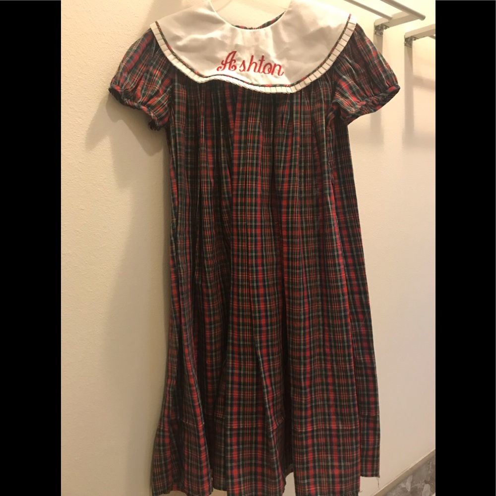 Monogrammed Holiday Dress